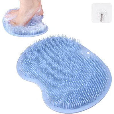 Massage Shower Foot Scrub Pad & Body Back Scrubber Exfoliate Shower ...