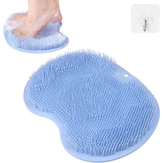 1pc Shower Foot Scrubber & Mat, Foot Brush, Bath Sponge & Back