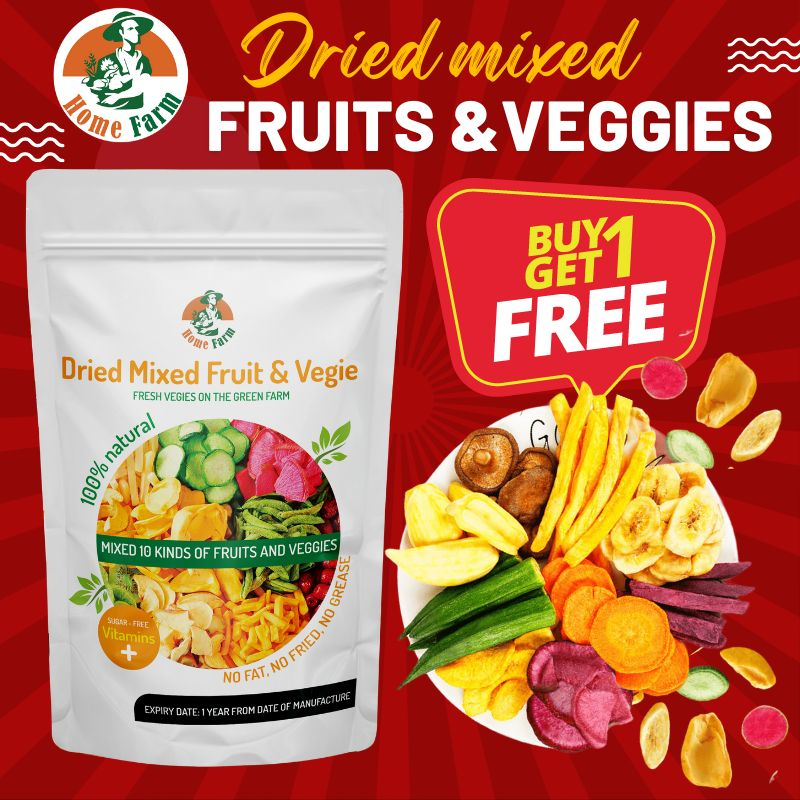 (NEW PACKAGING) Dried fruits and vegetables 12in1 dried vegetables