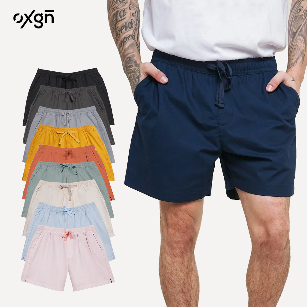 OXGN Woven Urban Shorts For Men (Black/Tan/Gray/Green/Ginger/Blue ...