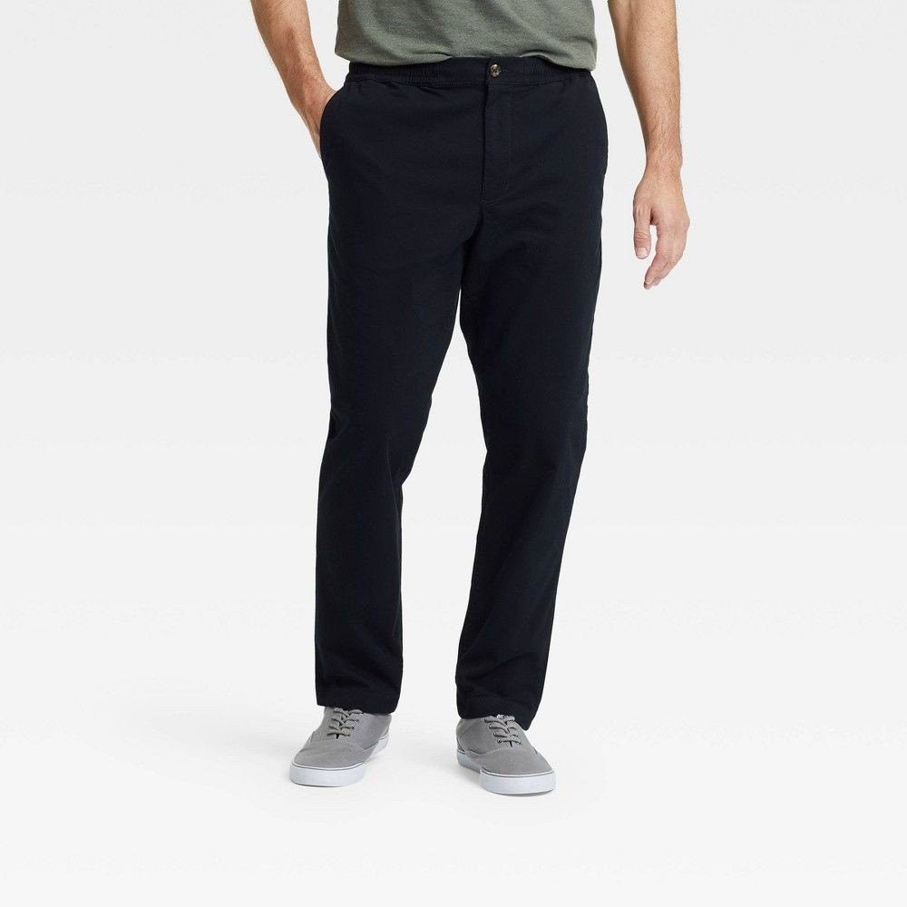 Goodfellowandco Xr5w8 Mens Slim Fit Everyday E Waist Pants Black Shopee Philippines 7571