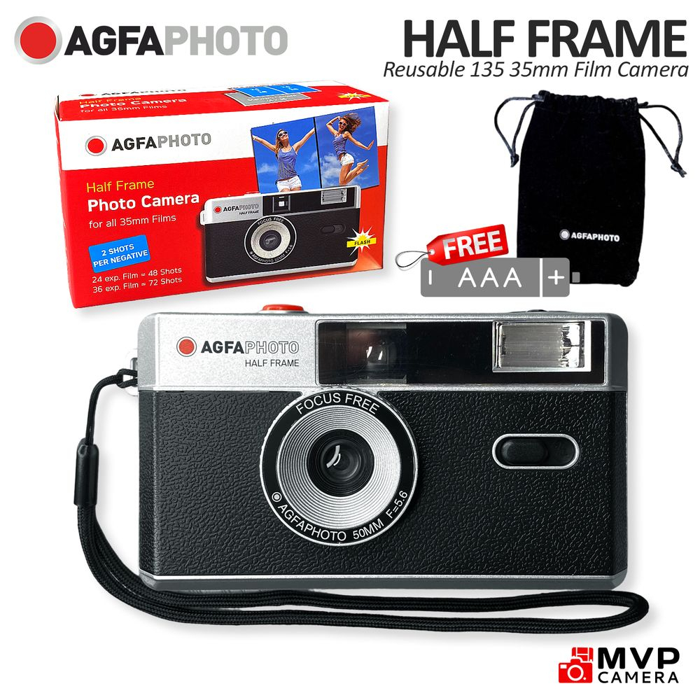 AGFAPHOTO AGFA Half Frame Foto Kamera Analogue 135 35mm REUSABLE Film