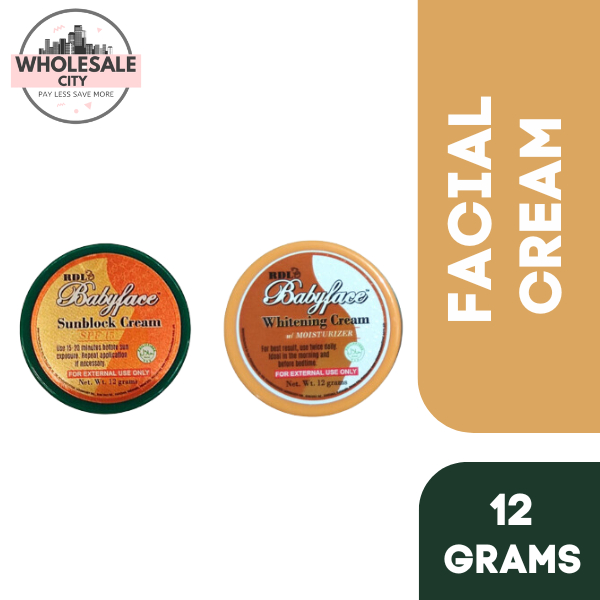 RDL Babyface (Whitening Cream with Moisturizer / Sunblock Cream SPF 15