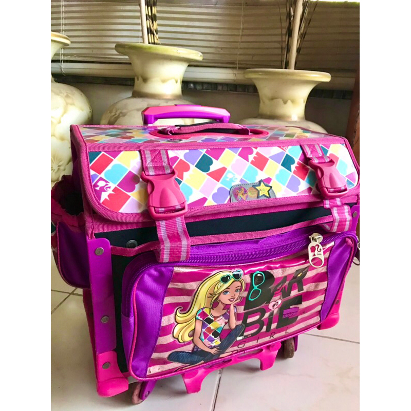 BARBIE School Trolley Bag