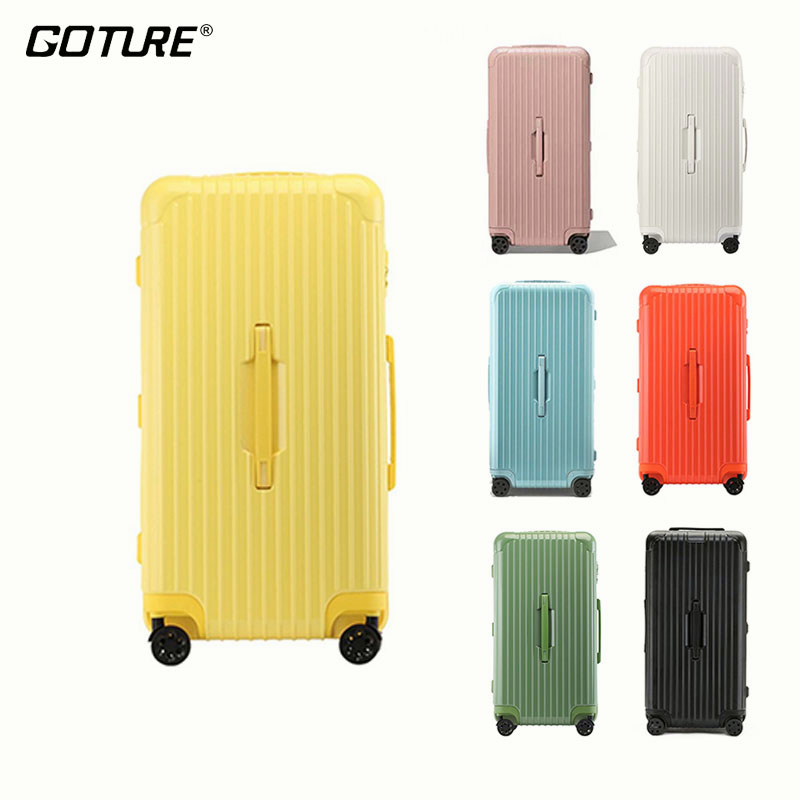 Large Capacity Suitcase Luggage Korean Style Lightweight Swivel Trolley ...