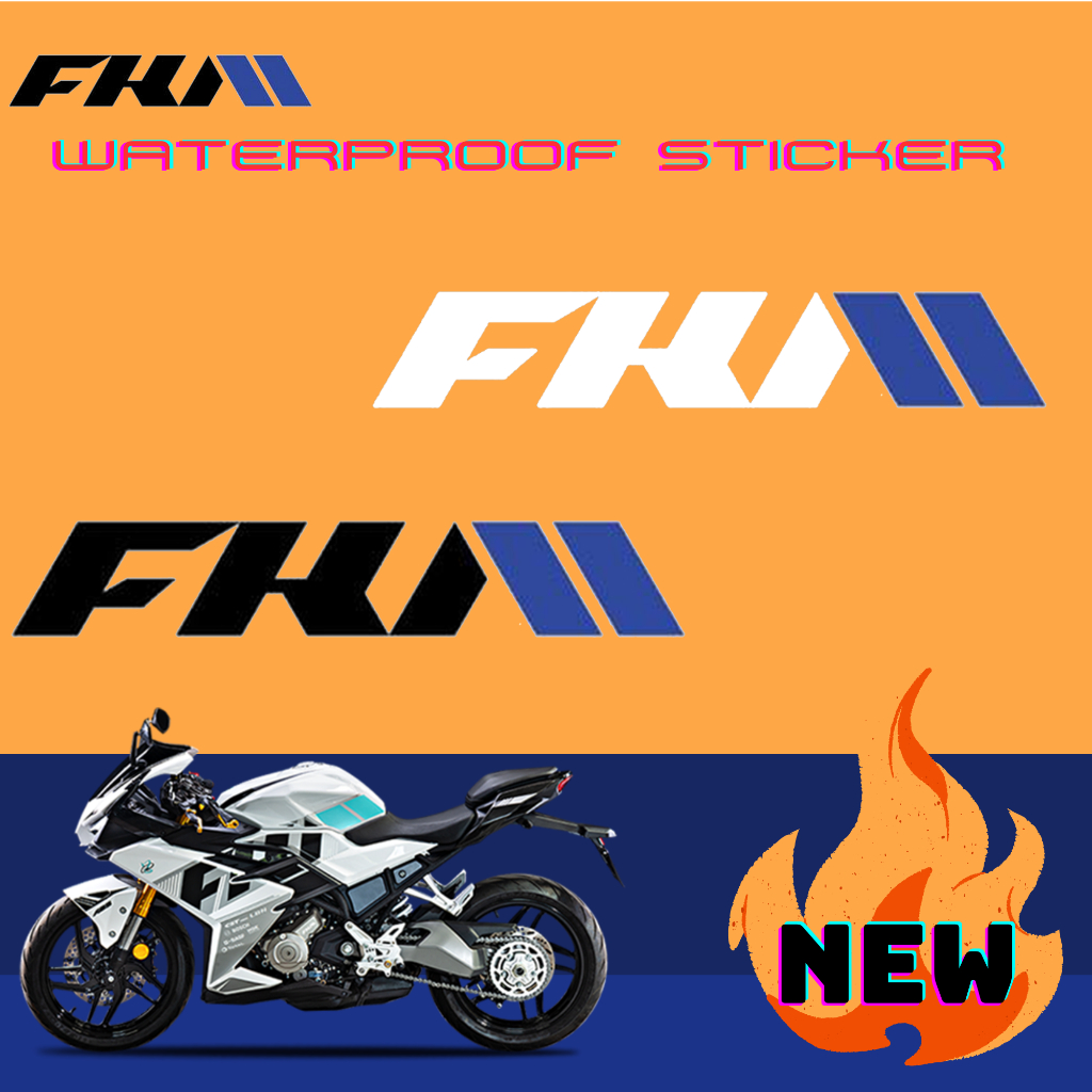 FKM motorcycle/helmet sticker | Shopee Philippines