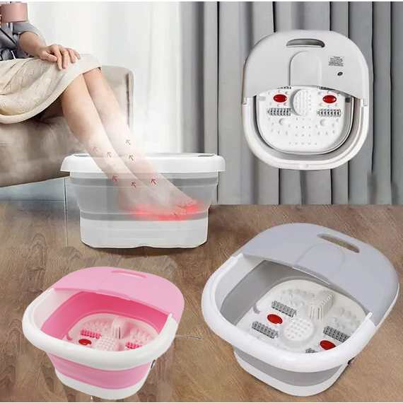Foot Bath SQ806 Collapsible Foot Spa basin Bubbles Massage Foot