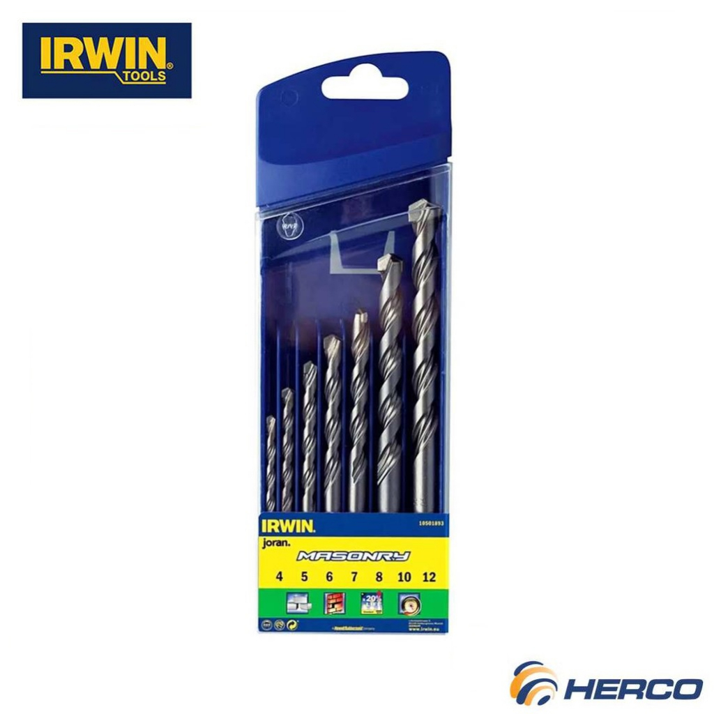 Irwin Masonry Bit Set 7 Pcs Shopee Philippines