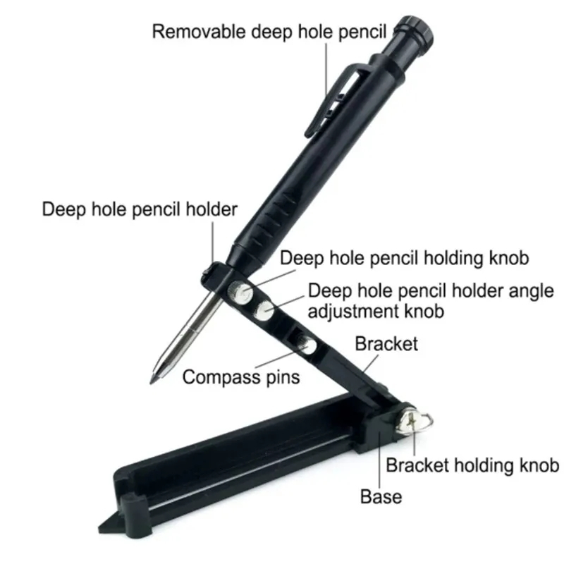 Woodworking Multi-function Drawing tool, Adjustable Plastic/Metal ...