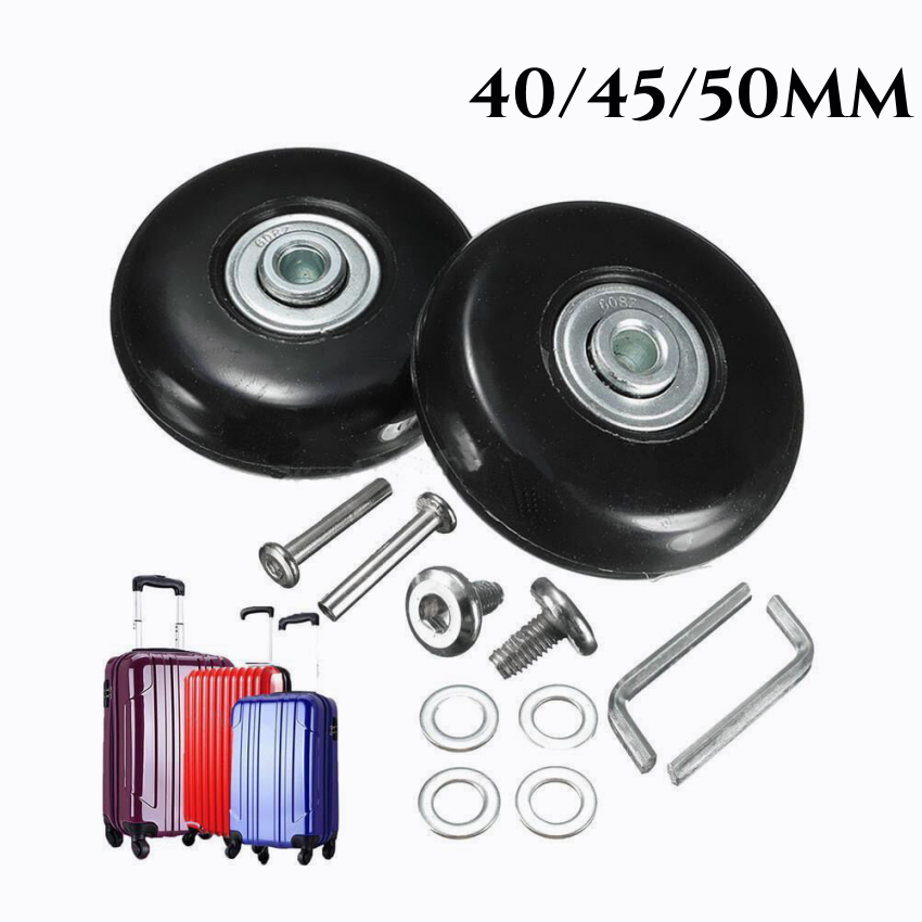 4 Pcs/Set Replacement Luggage Suitcase Wheels Repair Rollers rubber dia