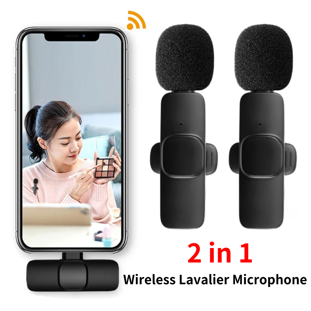 Wireless Lavalier Mic Video Recording Mic For IOS/Android Typec for