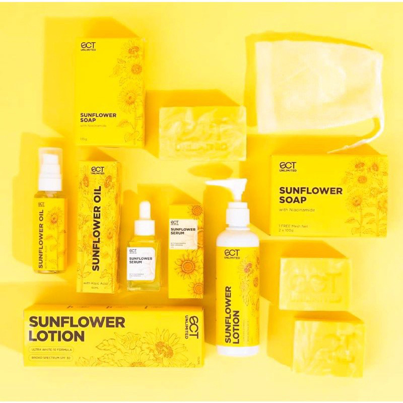 SCT Unlimited SUNFLOWER OIL SERUM LOTION SOAP TONER Shopee Philippines