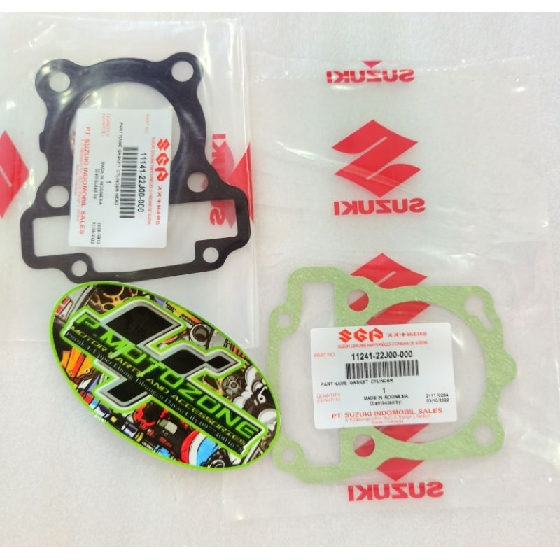 Gasket, Base/Bore gasket and Cylinder head gasket Raider J115 Fi ...