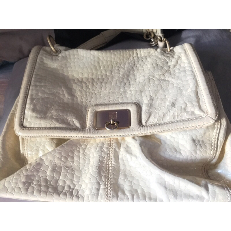Givenchy croc offwhite document shoulder bag Shopee Philippines
