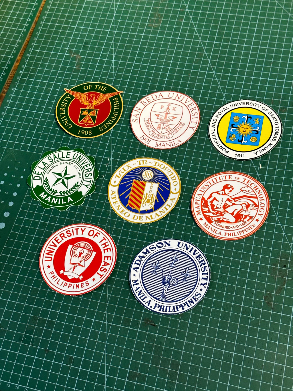 University Windshield Sticker Decals 3.5 inches | Shopee Philippines