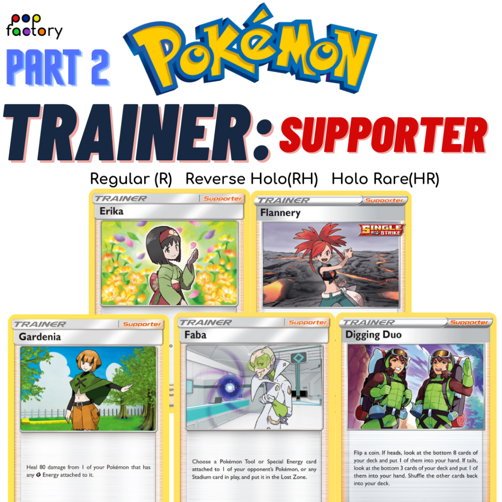 (Part 2/5) Pokemon TRAINER - SUPPORTER (D to F) | Shopee Philippines