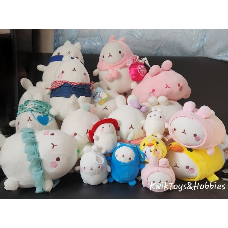 Molang Figure Pact 7 Type Collection Korean Toy
