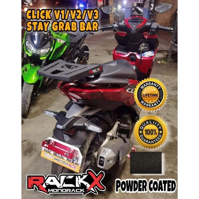 rack x monorack honda click v1 v2 v3 bracket (stay grabbar) | Shopee ...