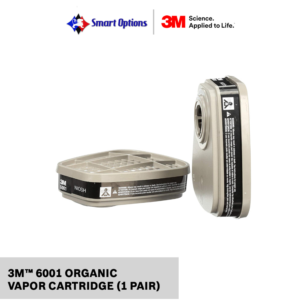 3M 6001 ORGANIC VAPOR CARTRIDGE (1 PAIR) | Shopee Philippines