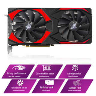 AISURIX New Graphics Card RX 5700 XT 8GB Gaming Computer GPU Video card ...