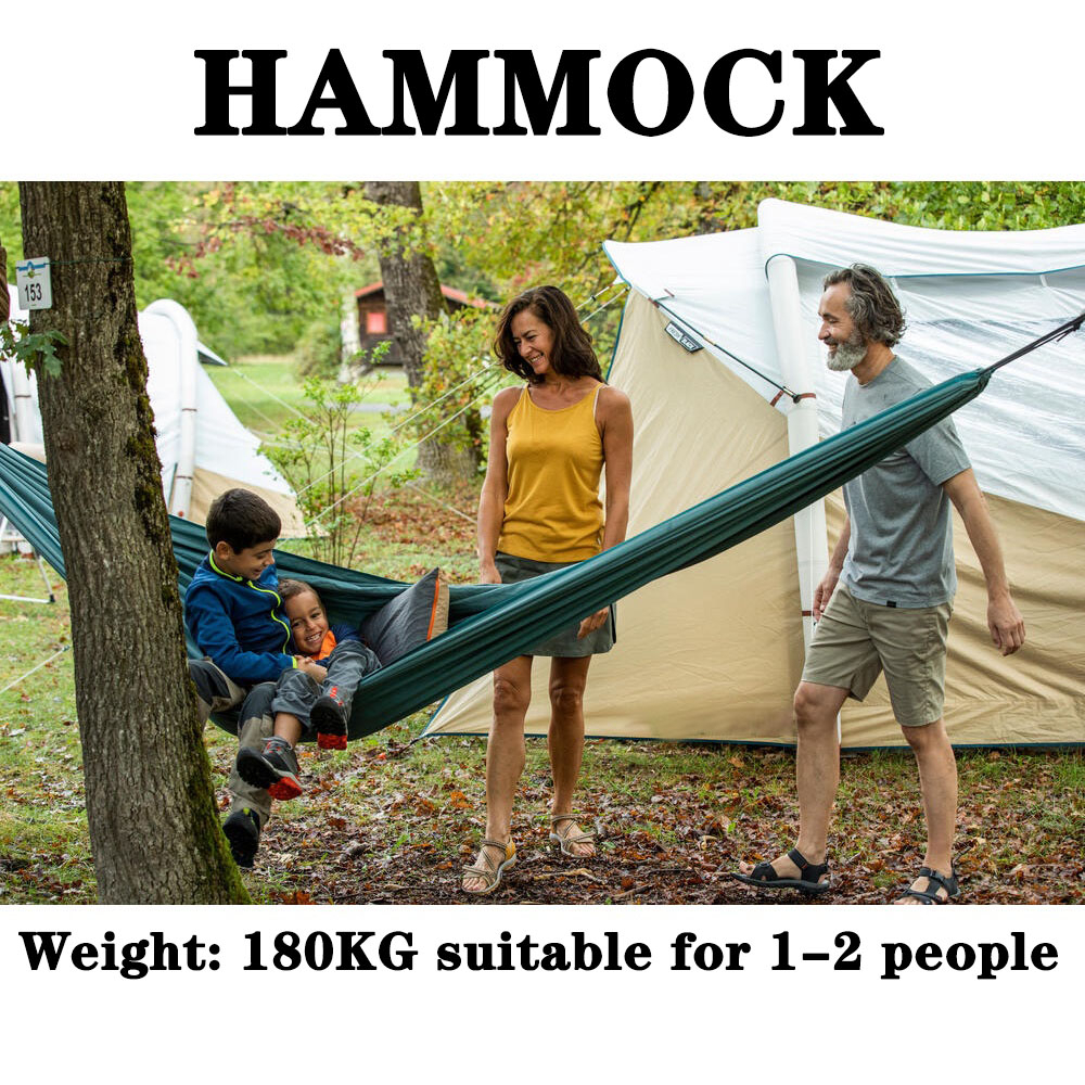 Outdoor camp hammock - Basic 270 x 140 cm 1-2 Person cradle | Shopee ...