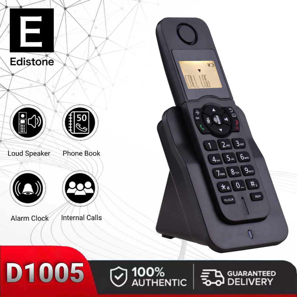 D1005 Cordless Phone With Loud Speaker Telephone Pldt Landline Wireless