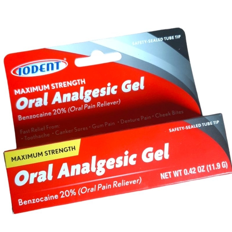 Oral Analgesic Gel Benzocaine 20 (Oral Reliever) 11.9g Shopee Philippines