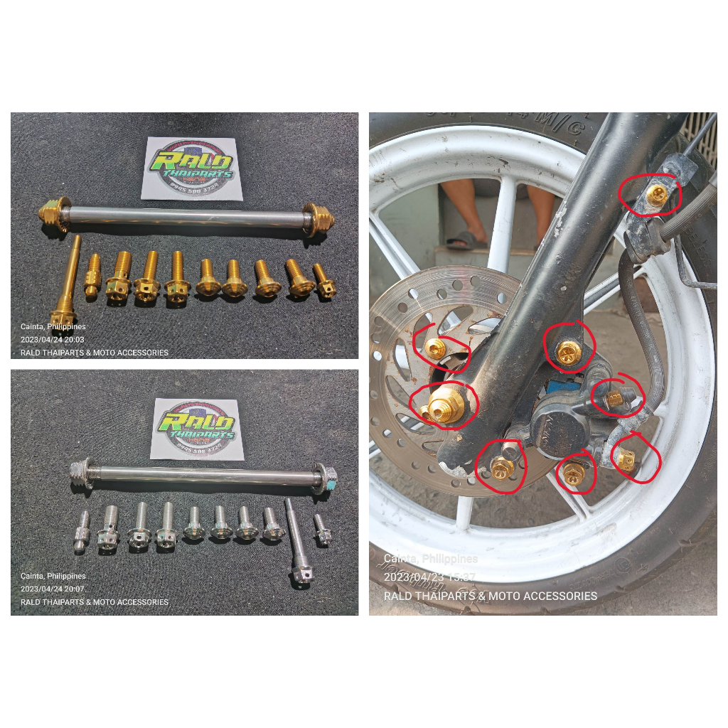 HENG FRONT SET BOLTS / HONDA BEAT 11pcs Shopee Philippines