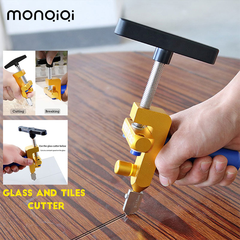 MonqiqiTile Mirrors Cutter MultiFunctional Glass Cutter Set Ceramic
