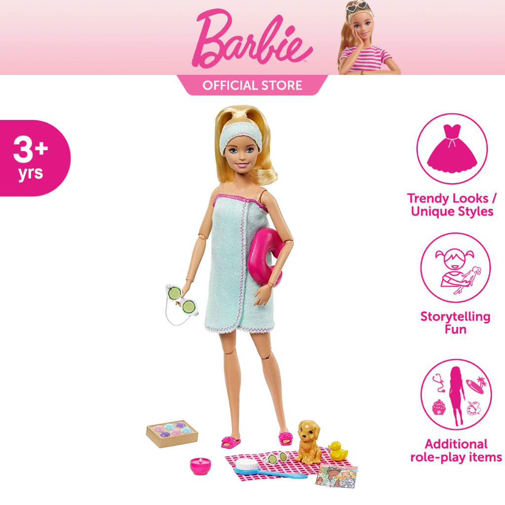 Barbie Fab Wellness Doll - Spa Doll | Shopee Philippines