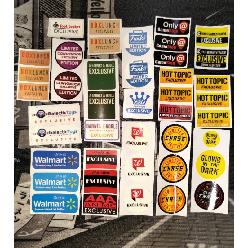 Funko Replacement Stickers – Replacement Stickers – BDQQZJ