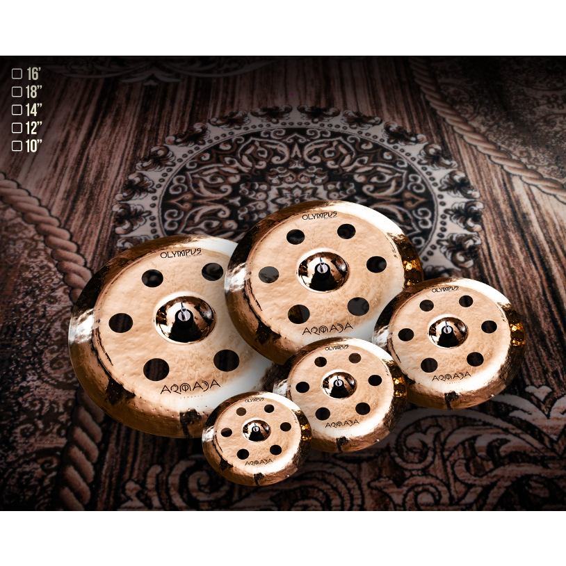 Armada Cymbal B20 Cymbal Effects China, Stacker, China Stacker Size 18