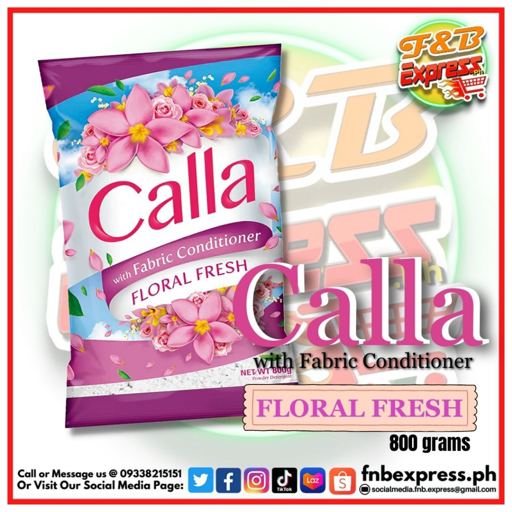 Calla Powder Floral Fresh 800g Shopee Philippines