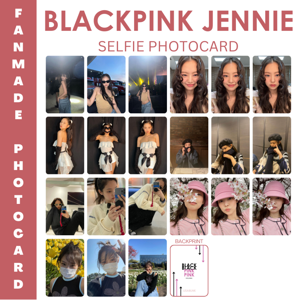 BLACKPINK JENNIE FANMADE PHOTOCARD | Shopee Philippines