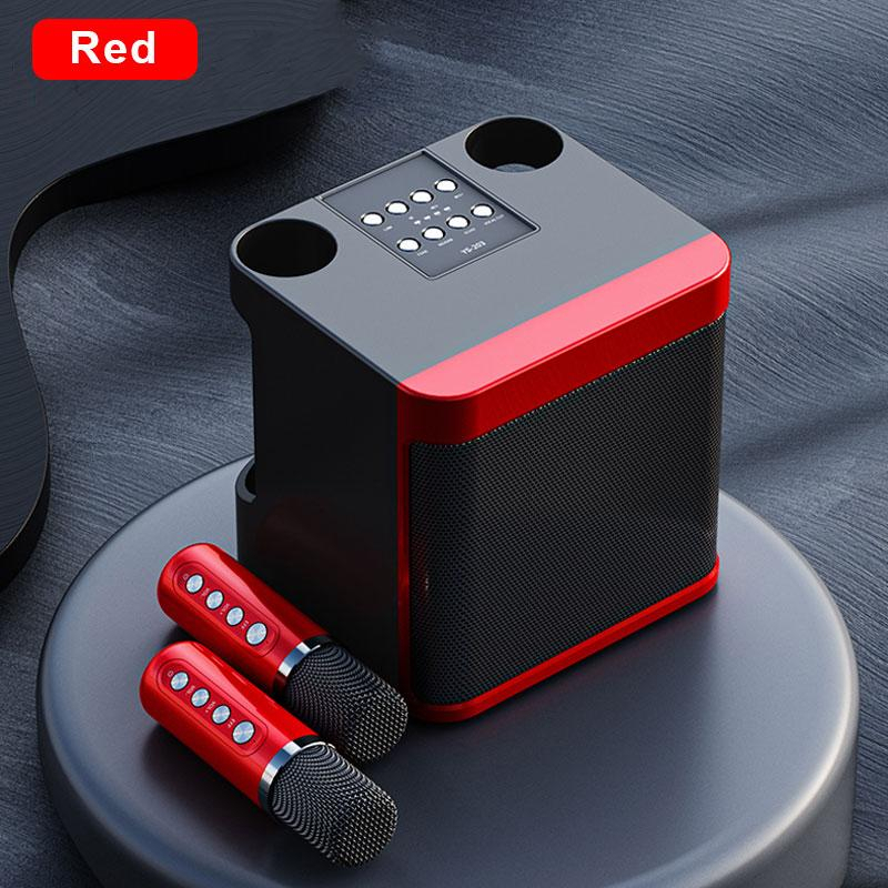 Jiditech Wireless Dual Karaoke Speaker Microphone 3D Stereo Family ...