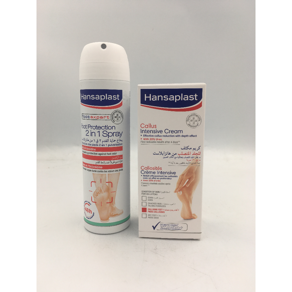 Hansaplast Foot Protection 2in1 Spray Deo 48h (150ml) / Callus