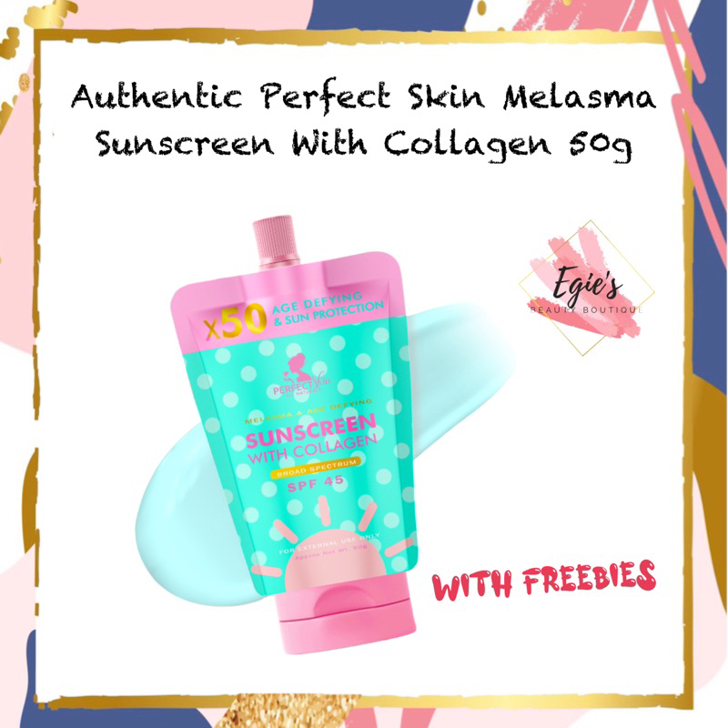 Authentic Perfect Skin Melasma & AgeDefying SUNSCREEN with COLLAGEN