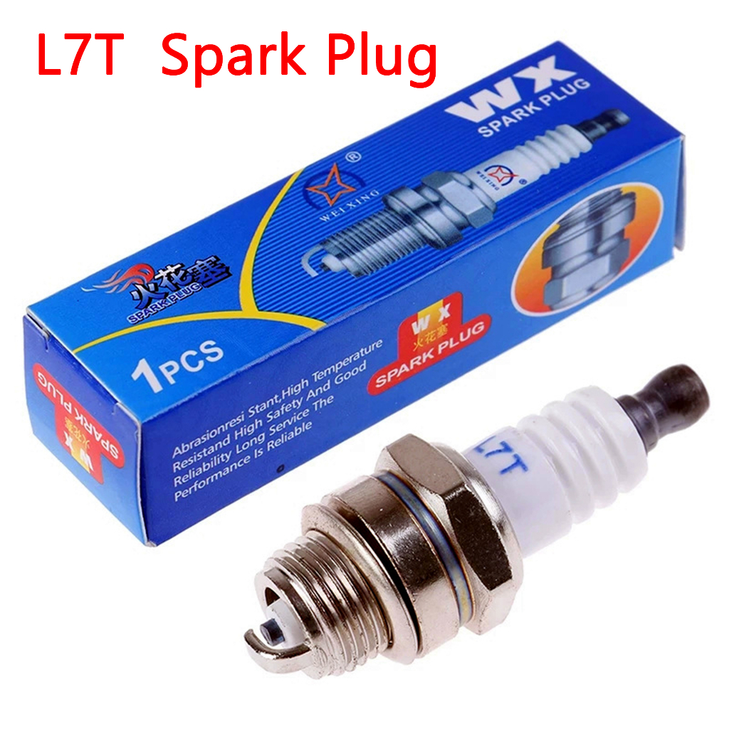 L7T Ignition Spark Plug For Garden Brush Cutter Chainsaw Lawn Mower ...