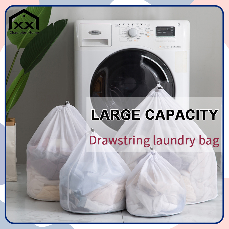 Drawstring Laundry Net Bag Mesh Bag Washing Bag Household Washing ...