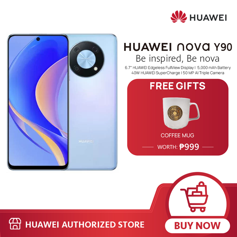 Huawei Nova Y90 Smartphone Edgeless Full View Display Super Charge 40w ...