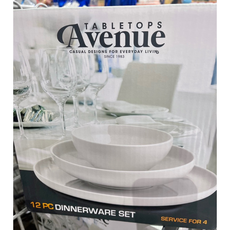12PC. DINNERWARE SET TABLETOPS AVENUE Shopee Philippines
