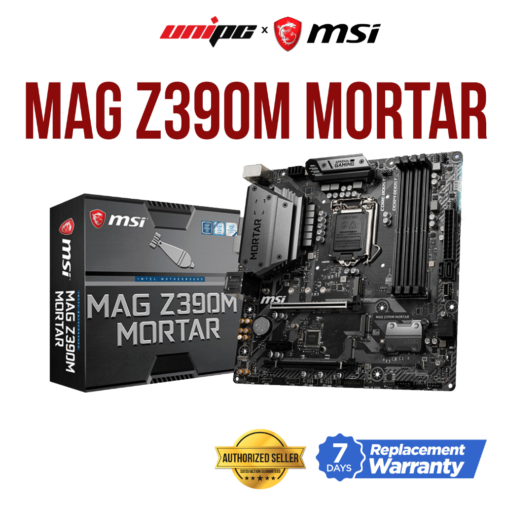 MSI Mag Z390M Mortar Motherboard | Shopee Philippines