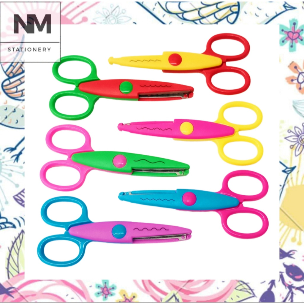 NM Craft Design Scissors Arts and Craft scissors with Different Shapes ...