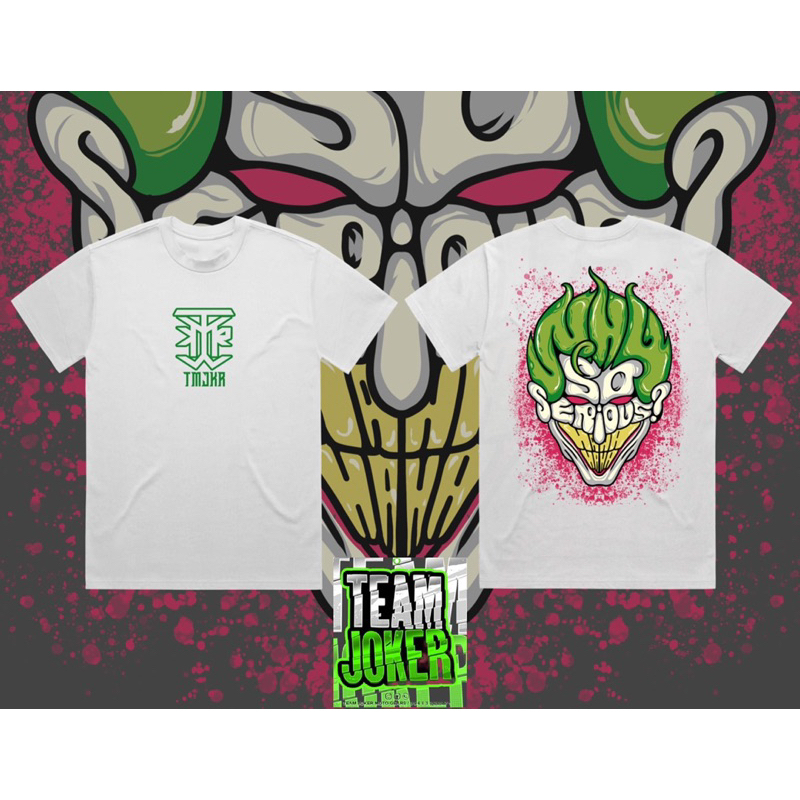 Pro Club Inspired T Shirt Why So Serious Team Joker Edition Shopee