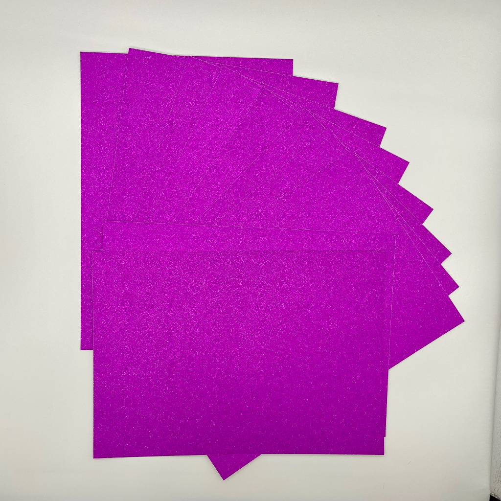 Glitter Cardstock Paper for Crafting - A4 Size, Pack of 10 Sheets ...