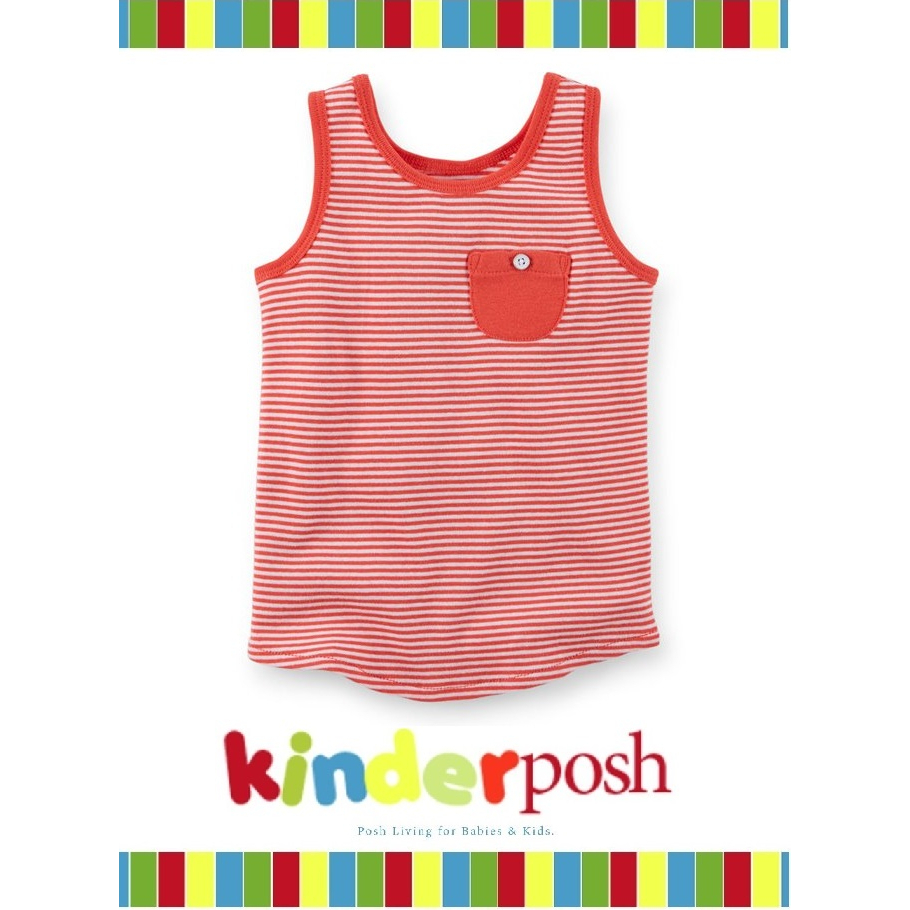 Carter’s Tank Top Red & White Stripes Shopee Philippines