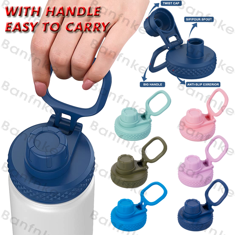 Aquaflask Accessories Lid Cap For 5.7cm Wide Mouth Bottles Straw Lid