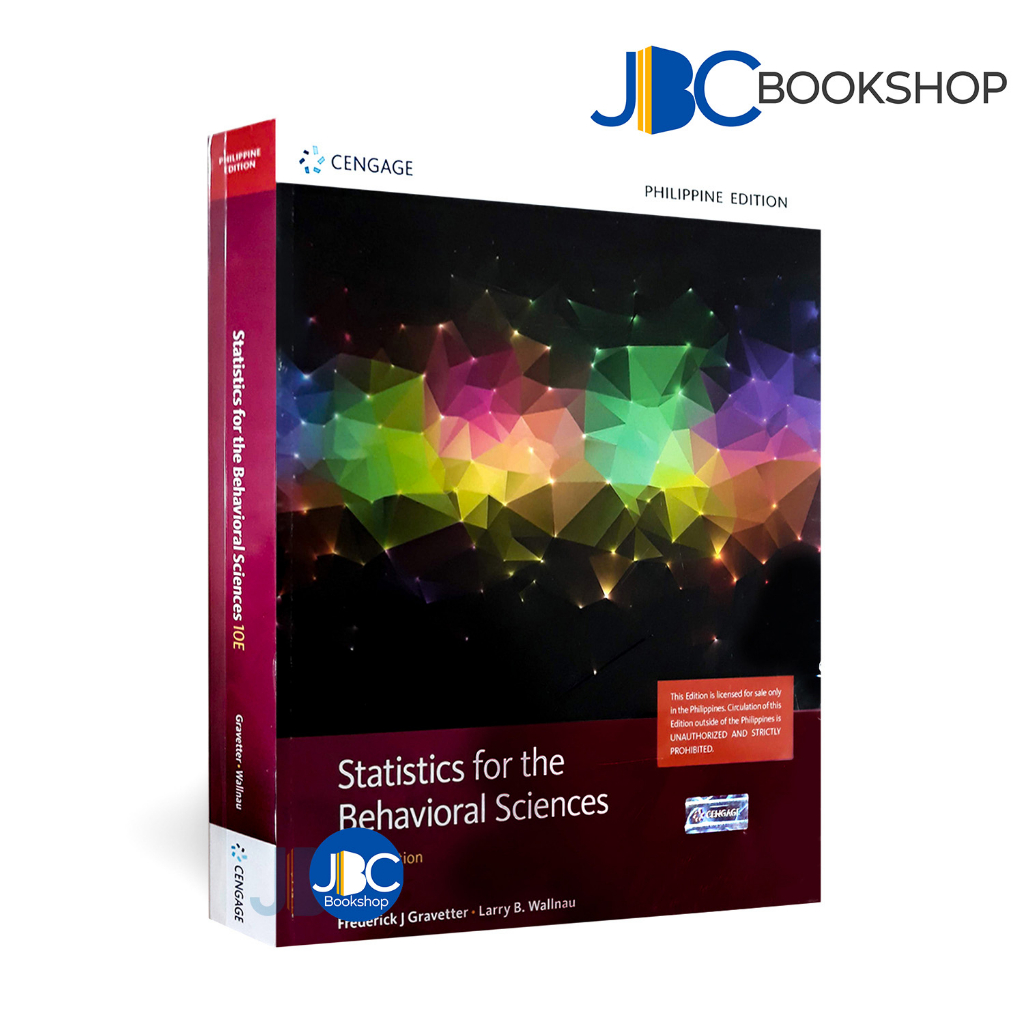 Statistics for the Behavioral Sciences 10th by Gravetter & Wallnau ...