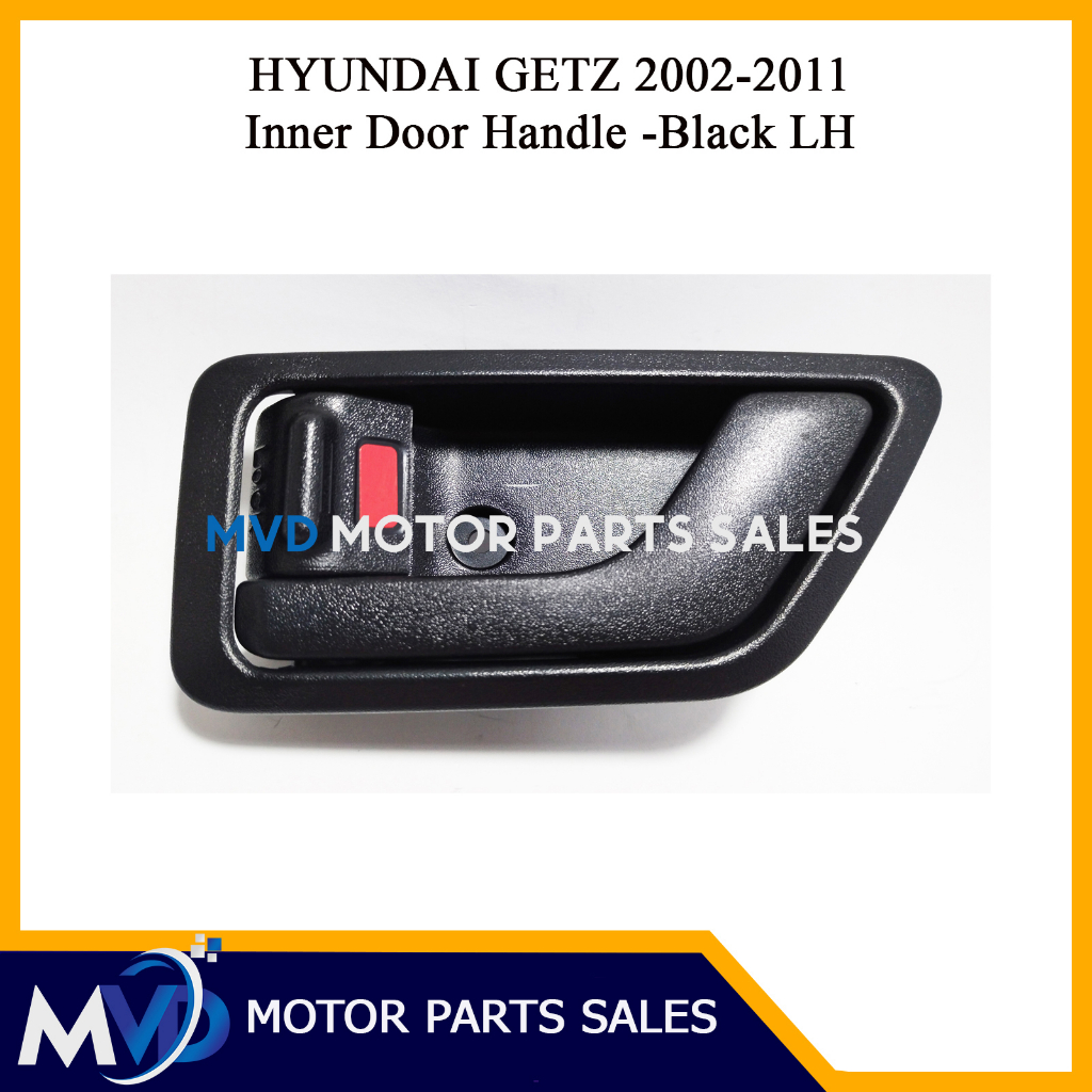 Black Interior Door Handle - Driver Side Left For BMW 3 Series (E36/E46), Direct Replacement