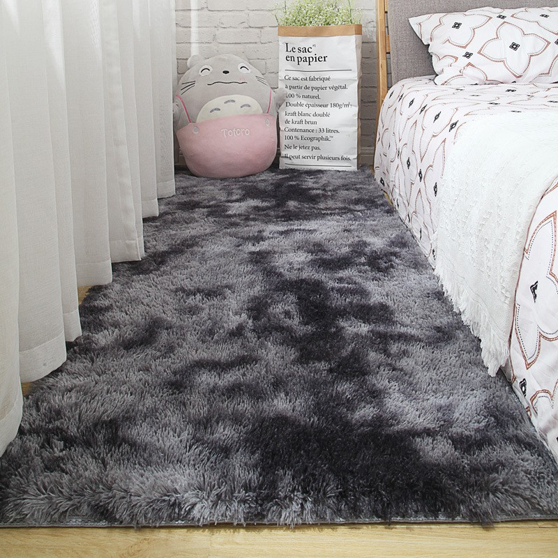 Light Pink 80cm x 120cm Home Living Fluffy Rugs Shaggy Dining Room ...